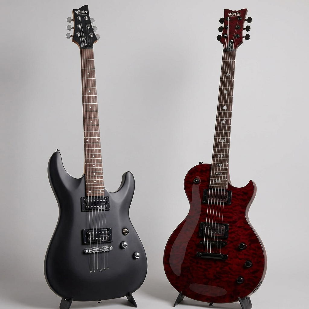 SCHECTER Vs ESP Guitars: Diferencias Reales Y Cómo Leerlas - comparison