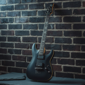 Visión general de la Schecter Demon-6 Aged Black Satin