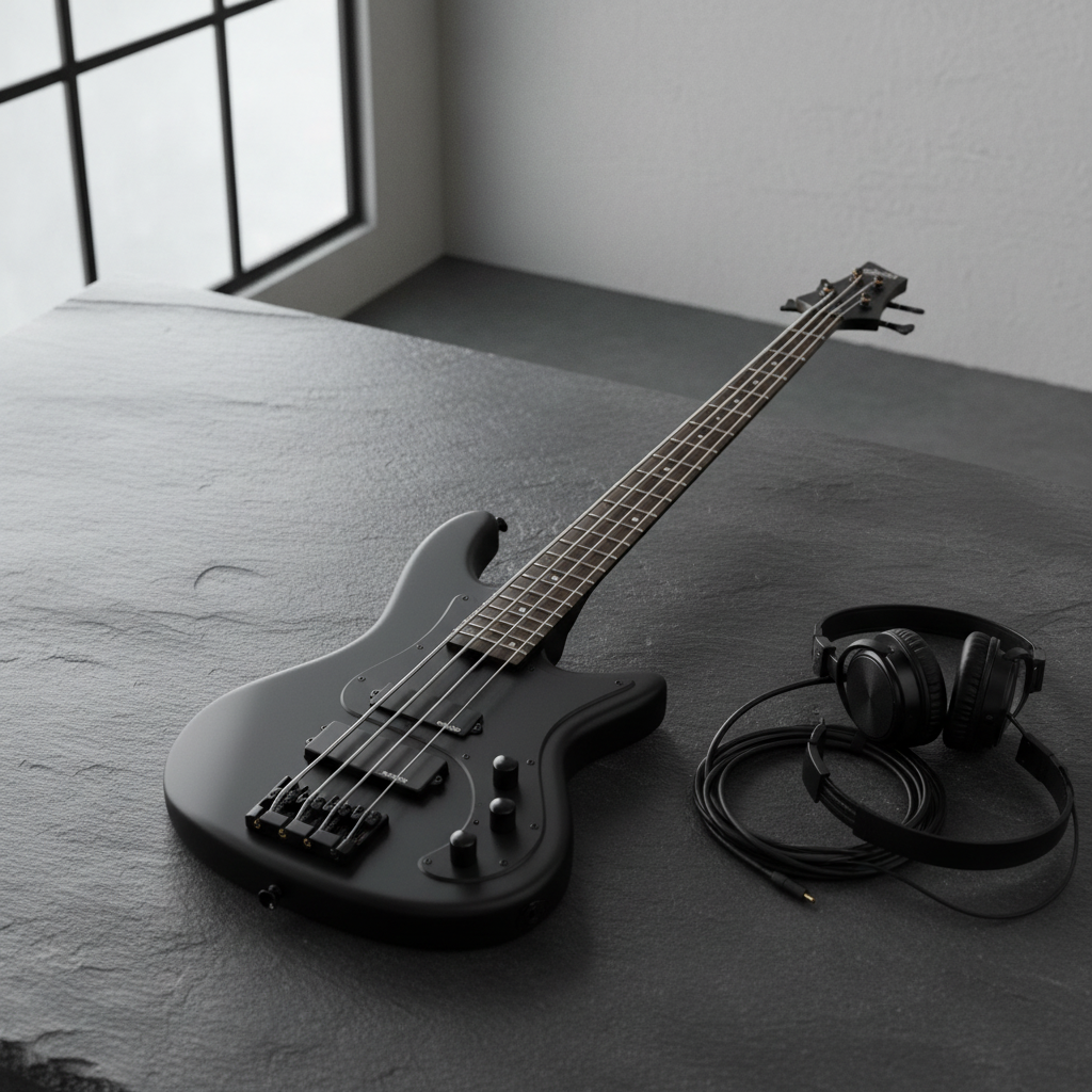 Vista general del Schecter Stiletto Stealth-4 SBK