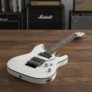Vista general de la Schecter Tempest Custom White
