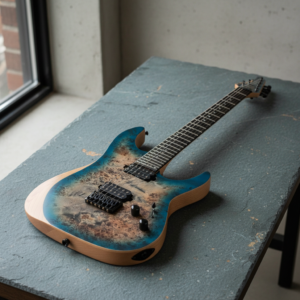 Schecter Reaper-6 en acabado Satén Sky Burst