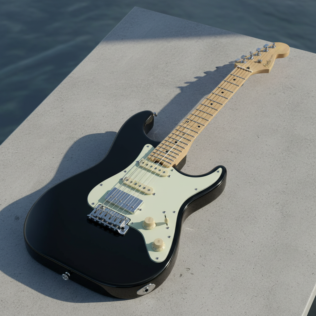 Schecter Tinta atómica HSS tradicional de Nick Johnston