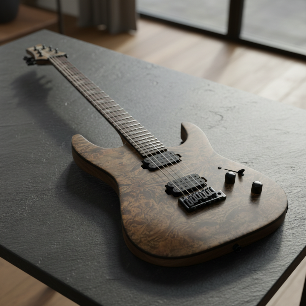 Visión general de la Schecter Omen Elite-6 Charcoal